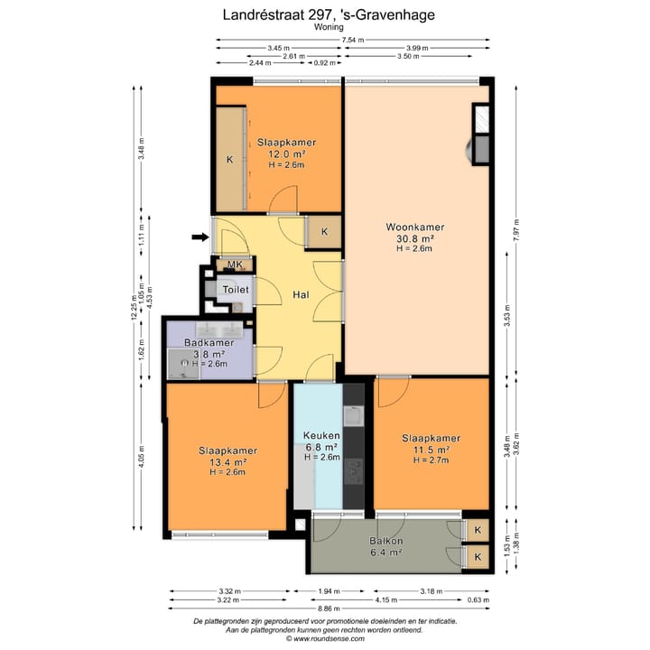 Foto 31 van Landréstraat 297