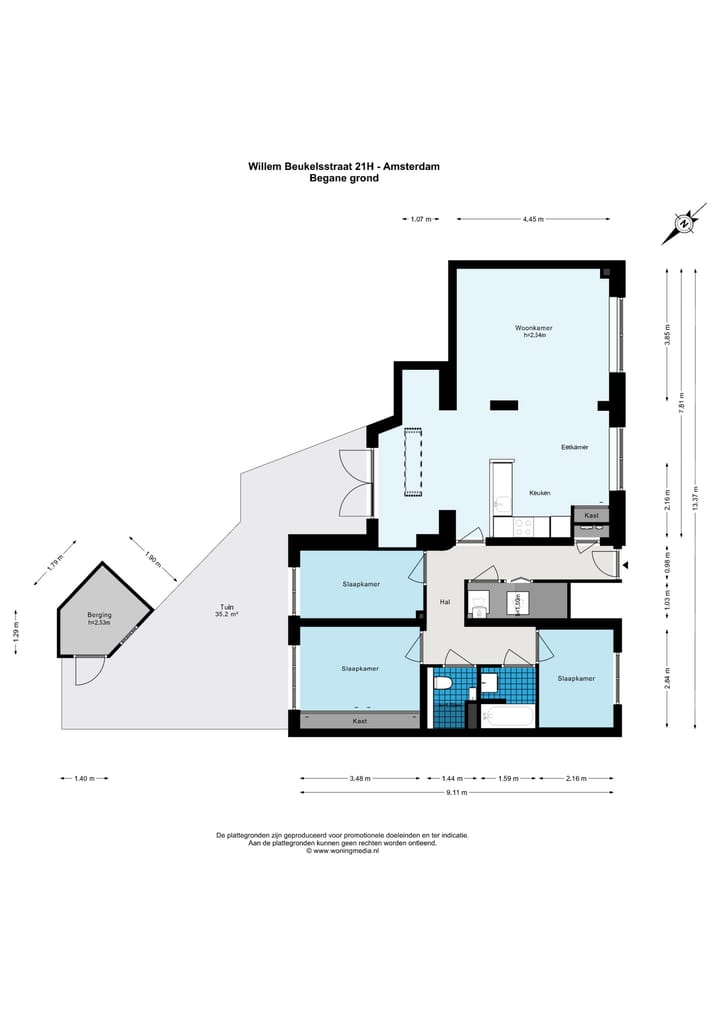 Foto 36 van Willem Beukelsstraat 21-H