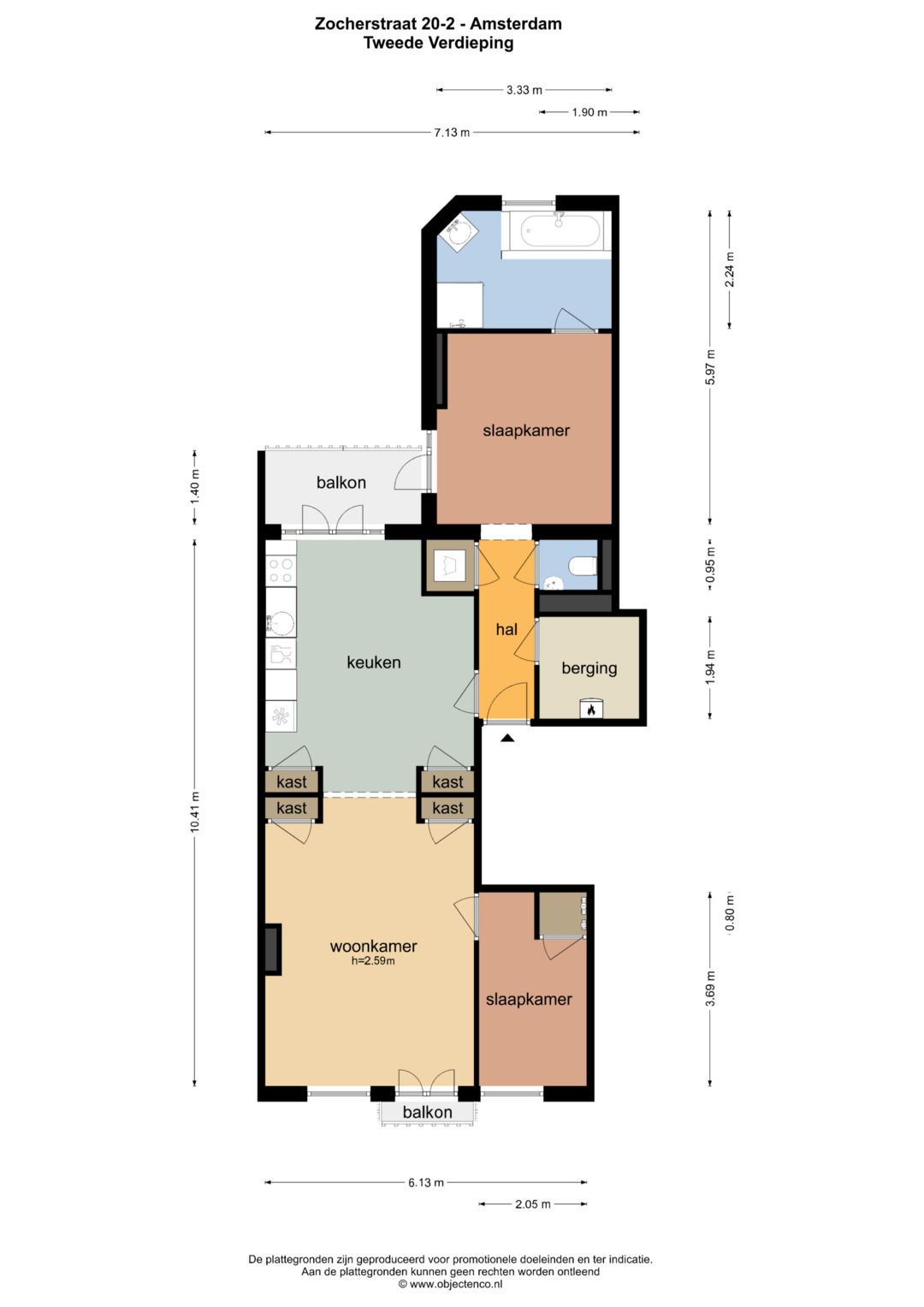 Foto 30 van Zocherstraat 20-2