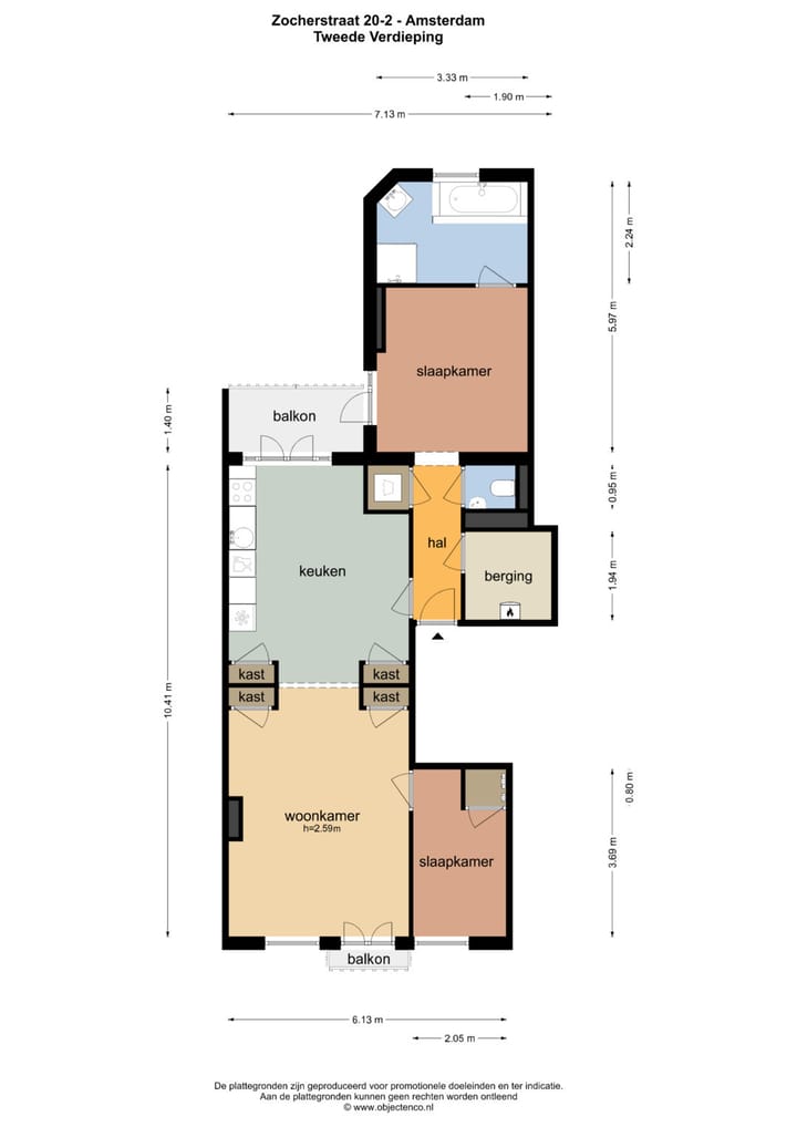 Foto 30 van Zocherstraat 20-2