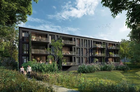 Foto van Park Trianon Type Hoekappartement met tuin Portiekflat