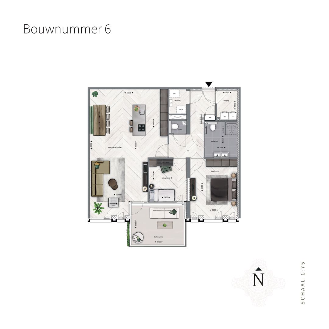 Foto 7 van Park Trianon Type 5 - Tussenappartement (Bouwnr. A06)