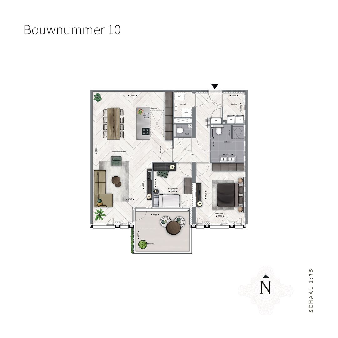 Foto 7 van Park Trianon Type 5 - Tussenappartement (Bouwnr. A10)