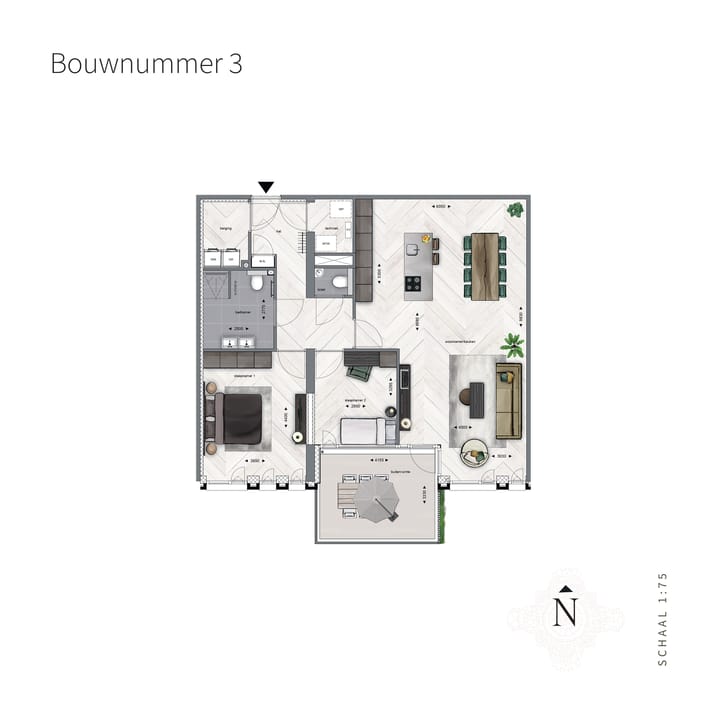 Foto 7 van Park Trianon Type 5 - Tussenappartement (Bouwnr. A03)