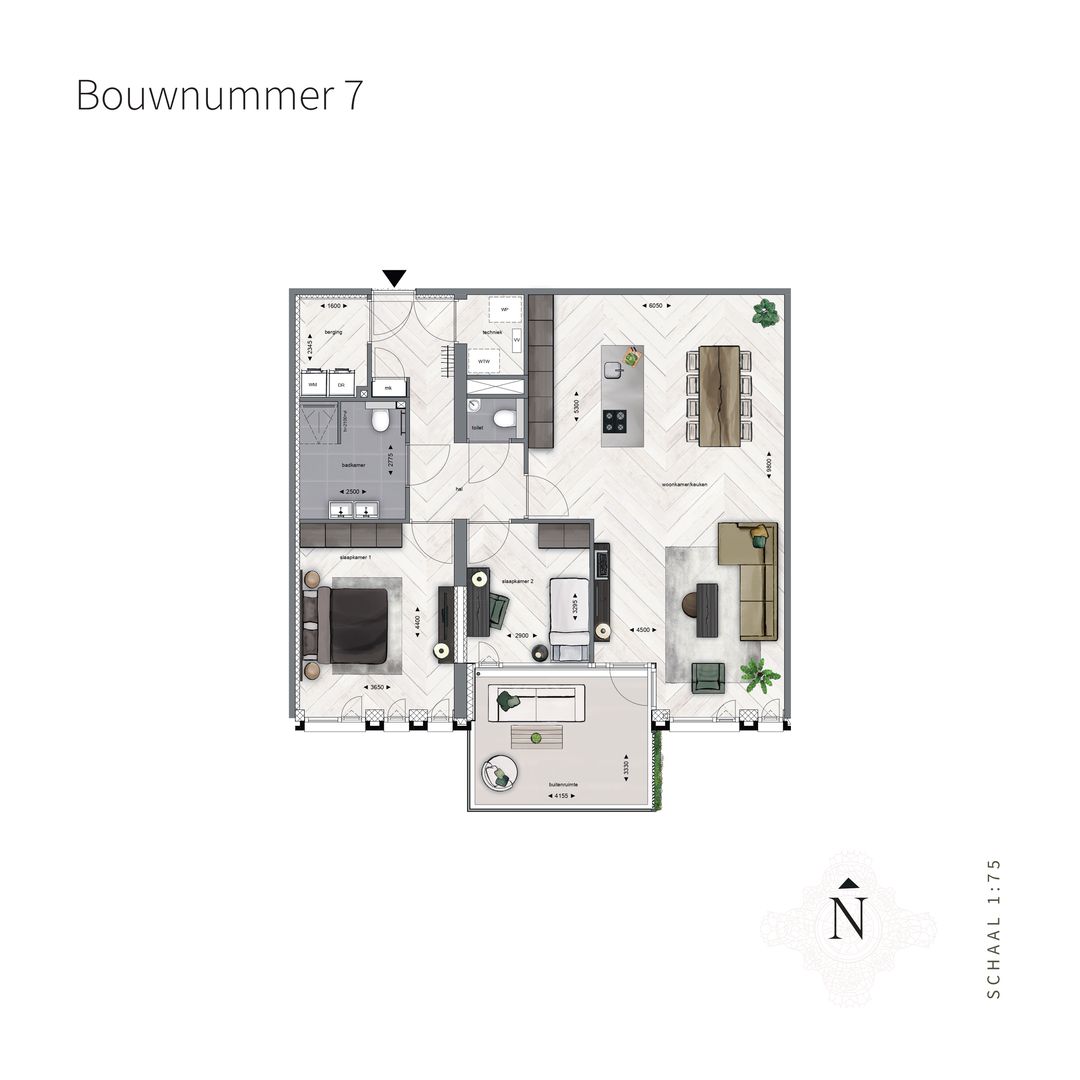 Photo 7 of Park Trianon Type 5 - Tussenappartement (Bouwnr. A07)