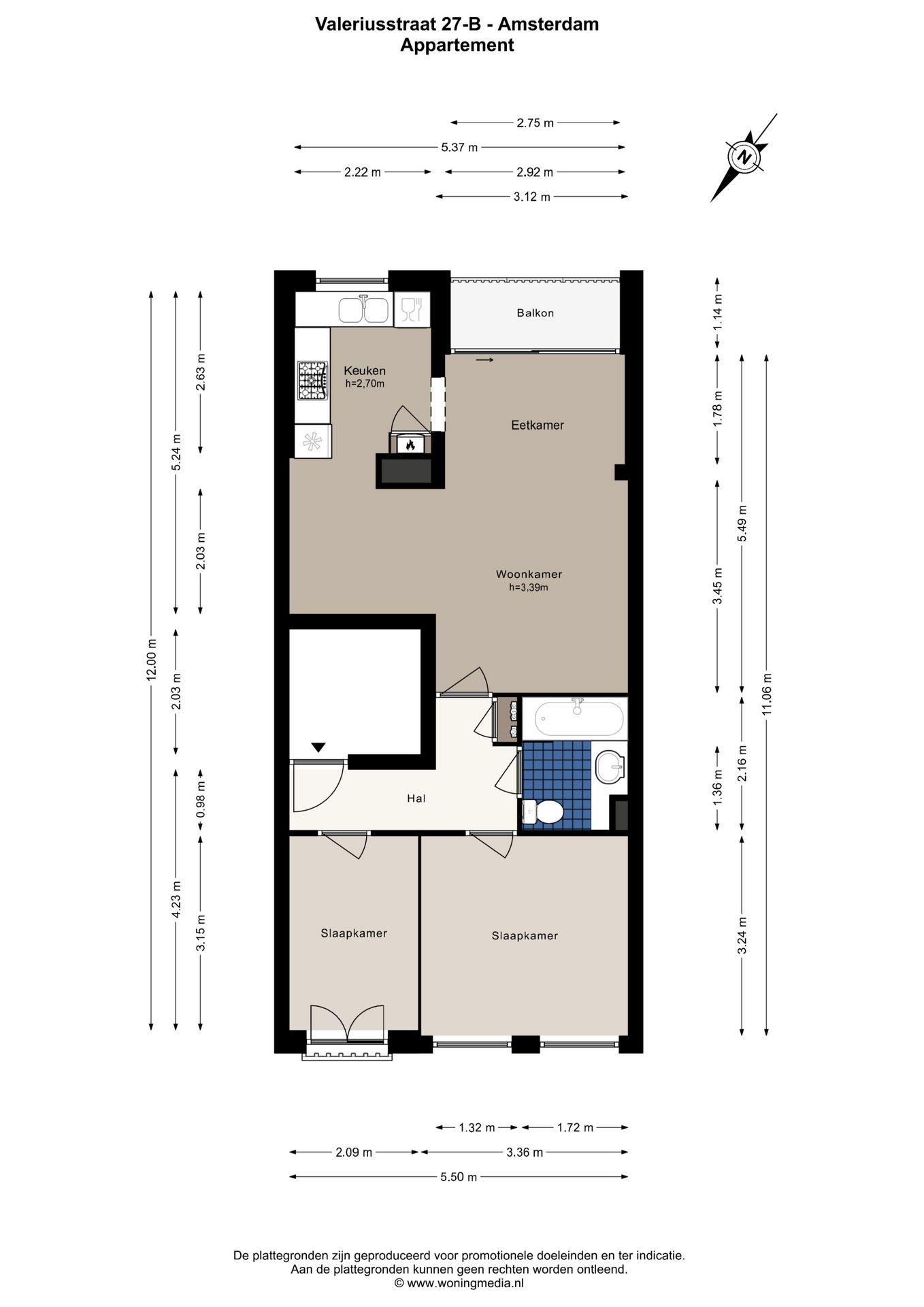 Foto 19 van Valeriusstraat 27-B