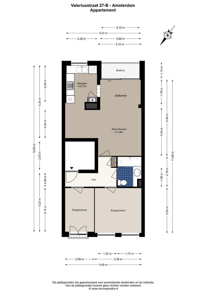 Foto 19 van Valeriusstraat 27-B