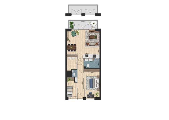 Foto 1 van F (Bouwnr. 7)