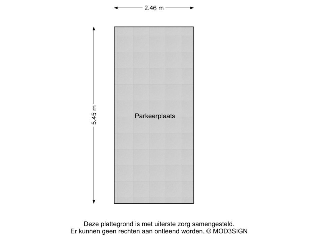 Bekijk plattegrond van Parkeerplaats van Von Brucken Focklaan 16-C