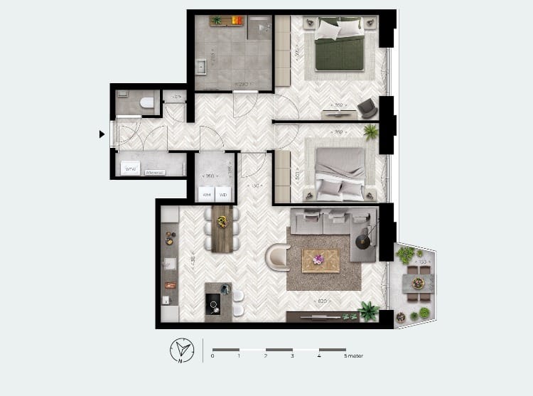 Foto 2 van Victoria Tilburg - Type E (Bouwnr. 0)