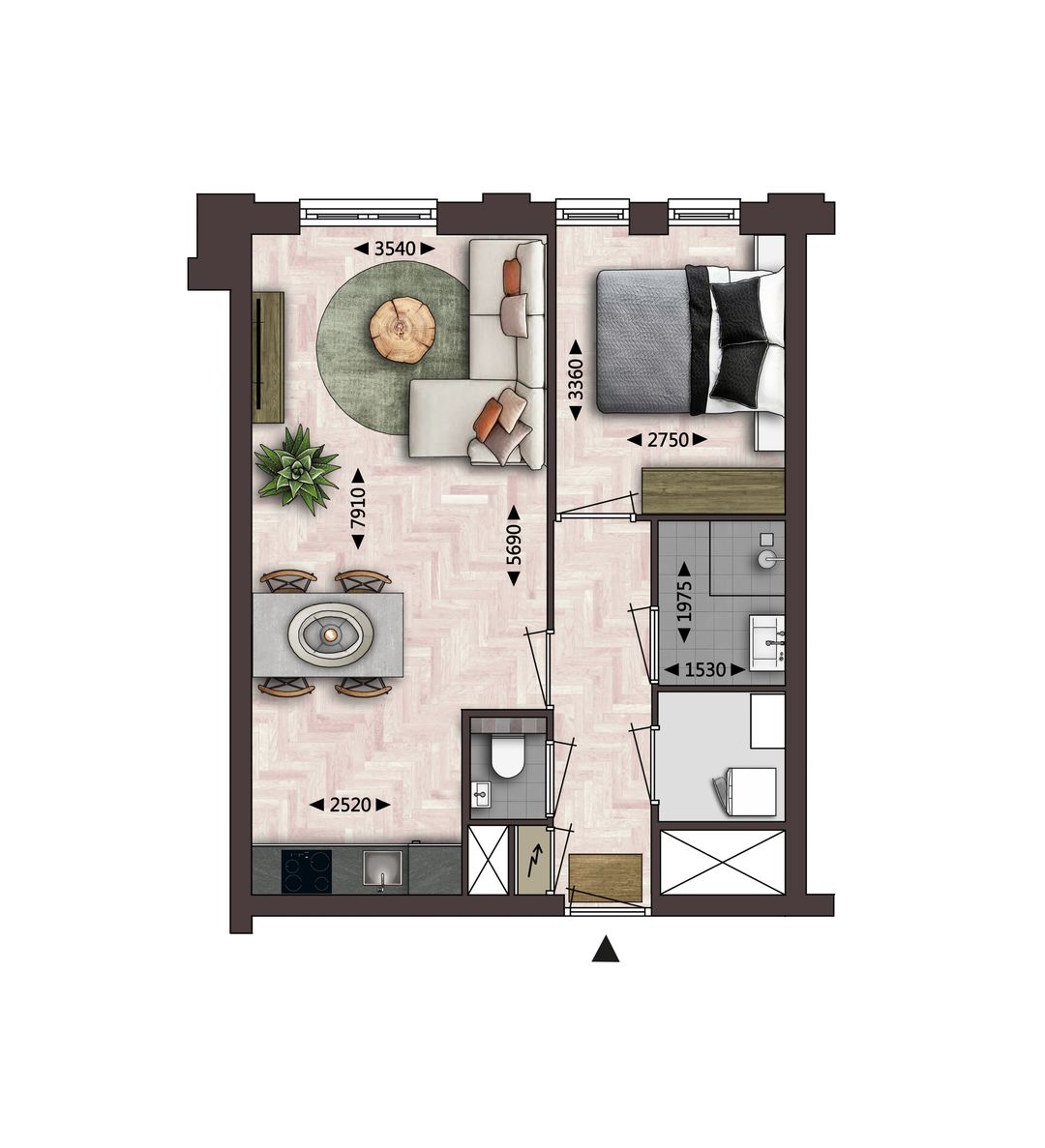 Foto 1 van Paltrokstraat (Bouwnr. H.3.3)