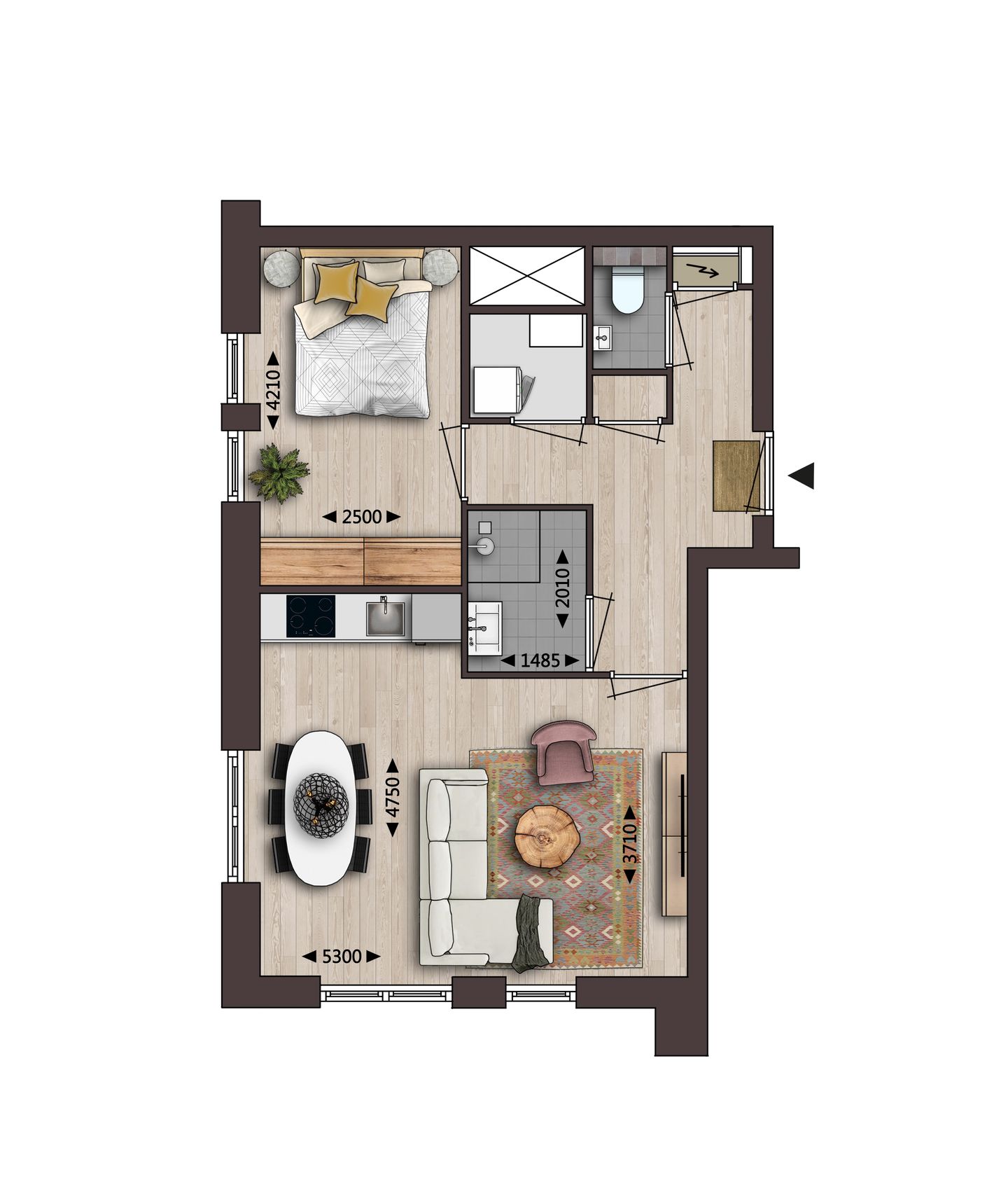 Foto 1 van Paltroksstraat (Bouwnr. H.9.1)