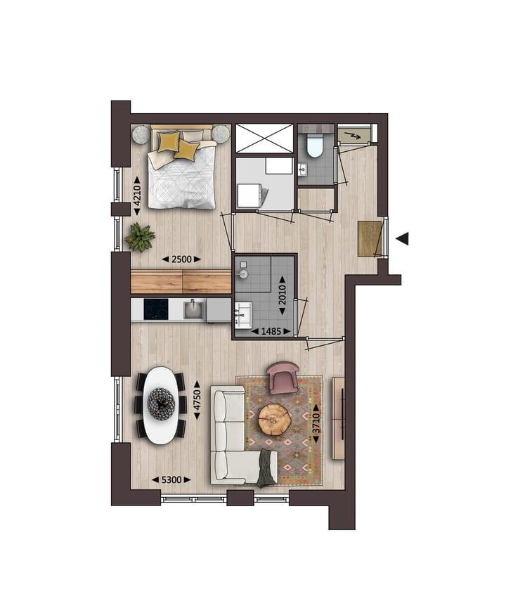 Foto 1 van Paltrokstraat (Bouwnr. H.2.6)