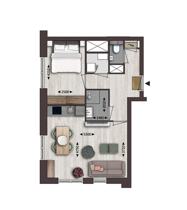 Foto 1 van Paltroksstraat (Bouwnr. H.0.1)