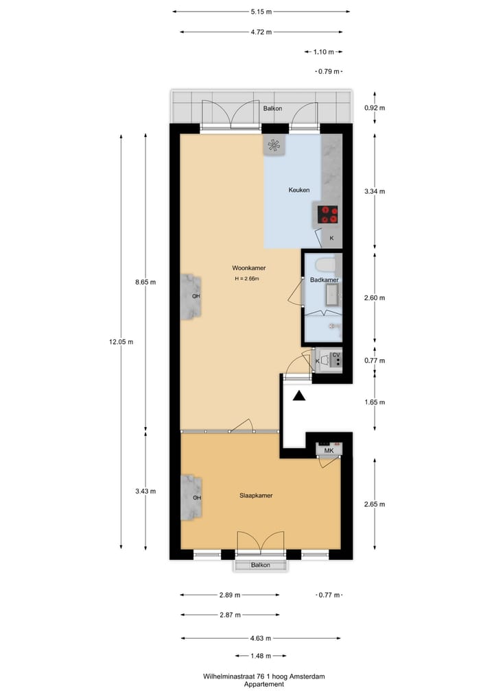 Foto 27 van Wilhelminastraat 76-1