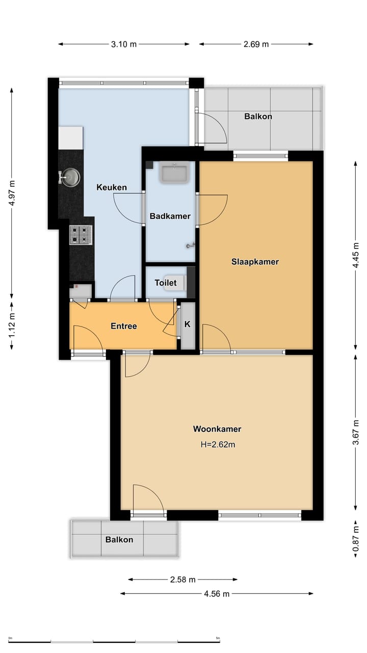 Foto 21 van Dirk Bonsstraat 6-2