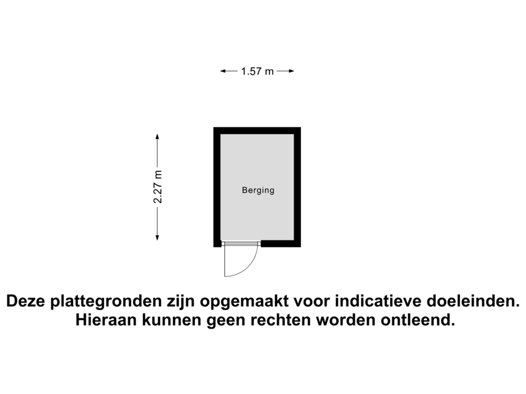 Bekijk plattegrond van Berging van Van Nijenrodeweg 748