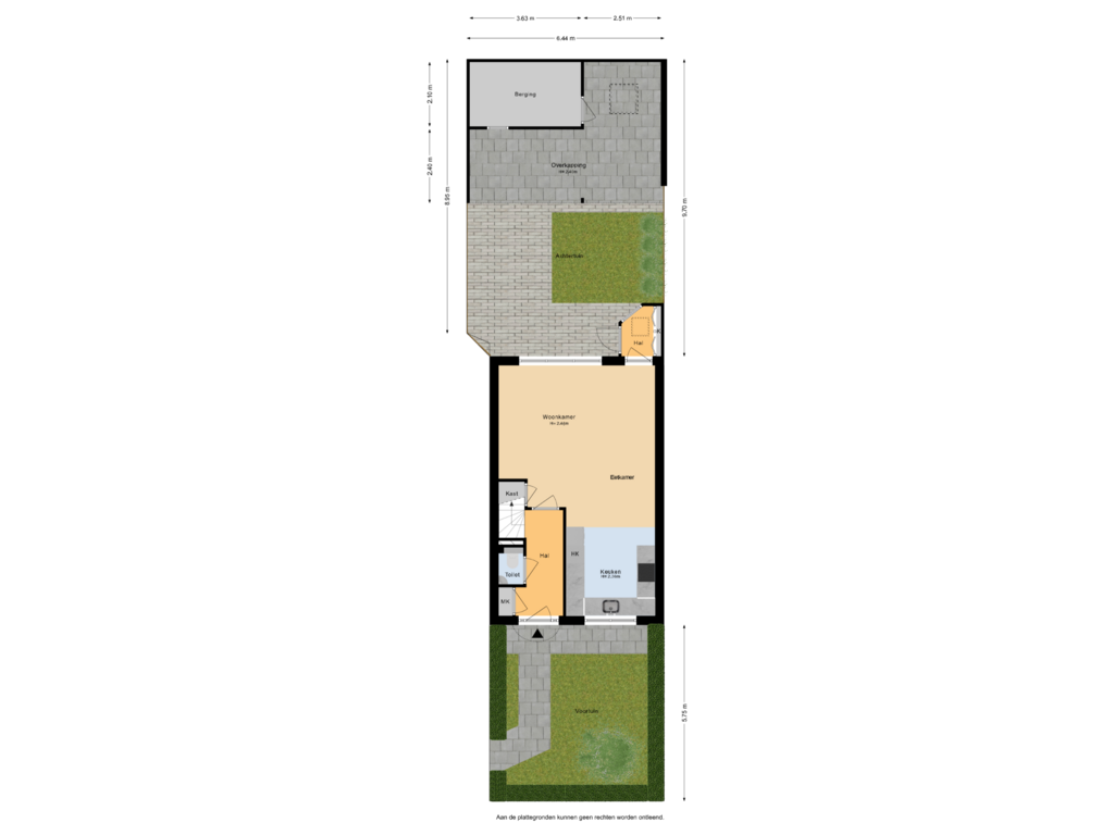 Bekijk plattegrond van Situatie van Meerkoetstraat 32