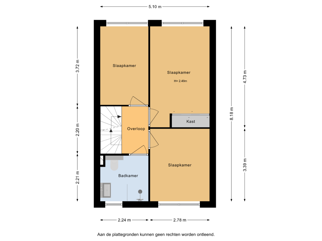 Bekijk plattegrond van 1e verdieping van Meerkoetstraat 32