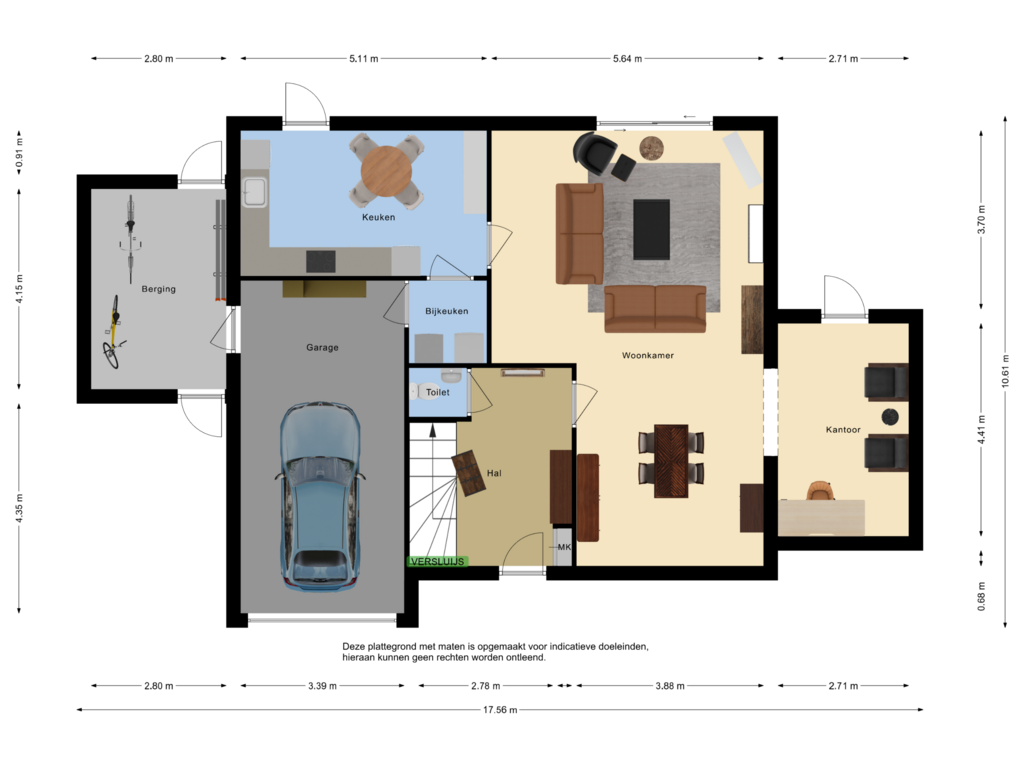 Bekijk plattegrond van First floor van Schans 10