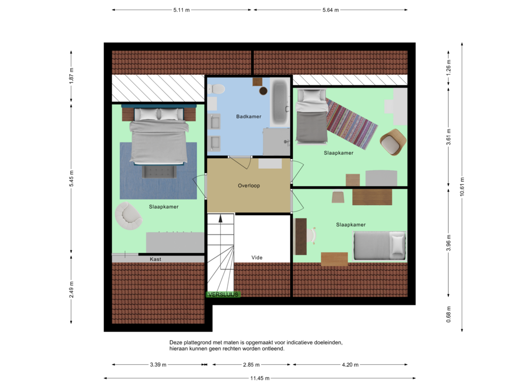 Bekijk plattegrond van Second floor van Schans 10