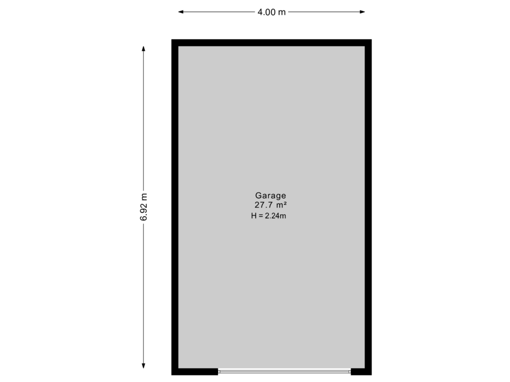 Bekijk plattegrond van Garage van Stationsweg 92-315