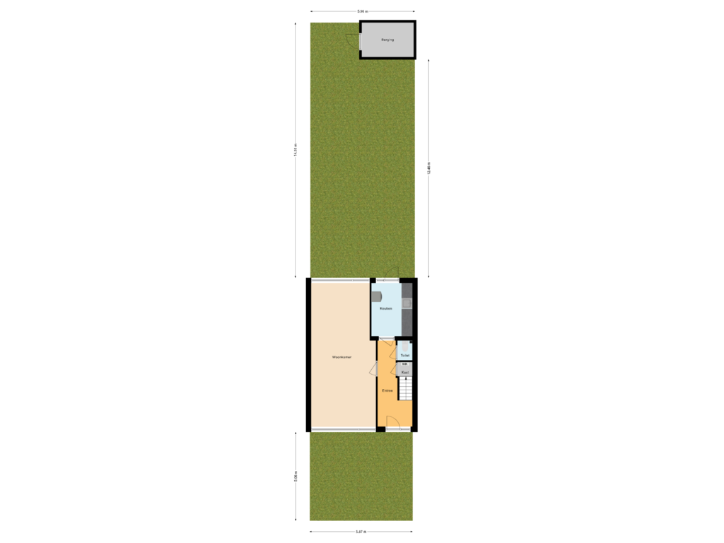 Bekijk plattegrond van Situatie van van der Plaatstraat 18