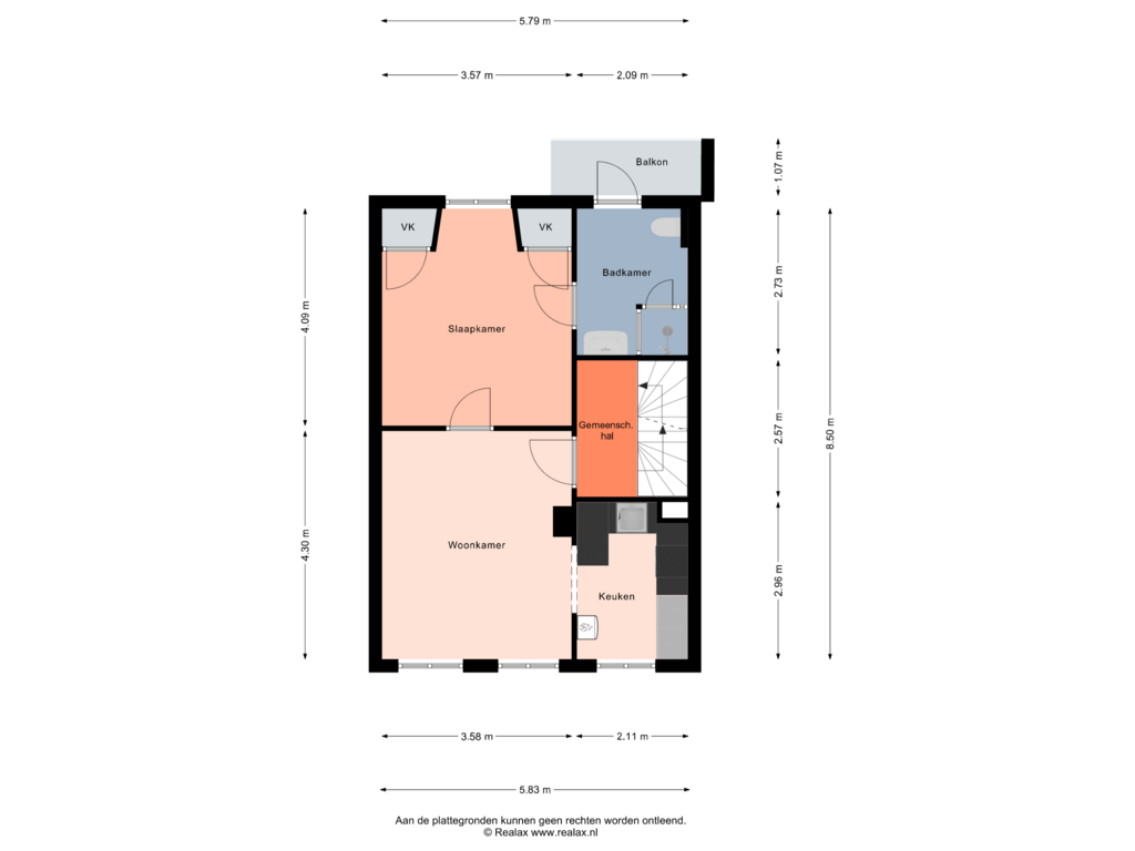 Bekijk plattegrond van Verdieping van Sweersstraat 29