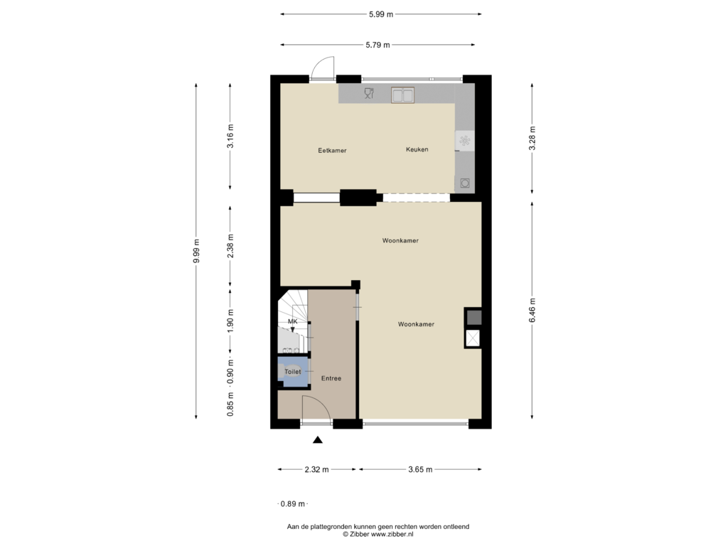 Bekijk plattegrond van Begane Grond van Eduard Meijerslaan 81