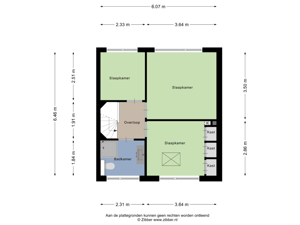 Bekijk plattegrond van Eerste Verdieping van Eduard Meijerslaan 81