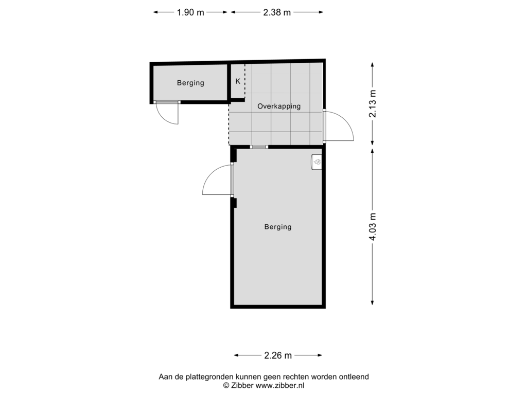 Bekijk plattegrond van Berging van Eduard Meijerslaan 81