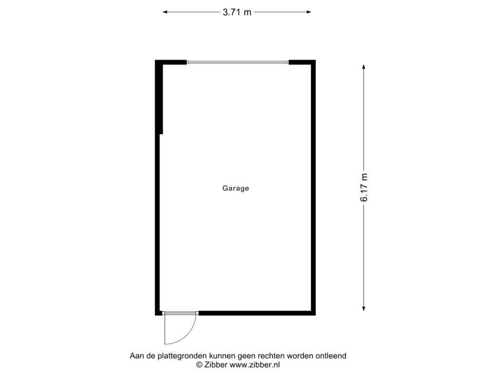 Bekijk plattegrond van Garage van Jeneverbes 67