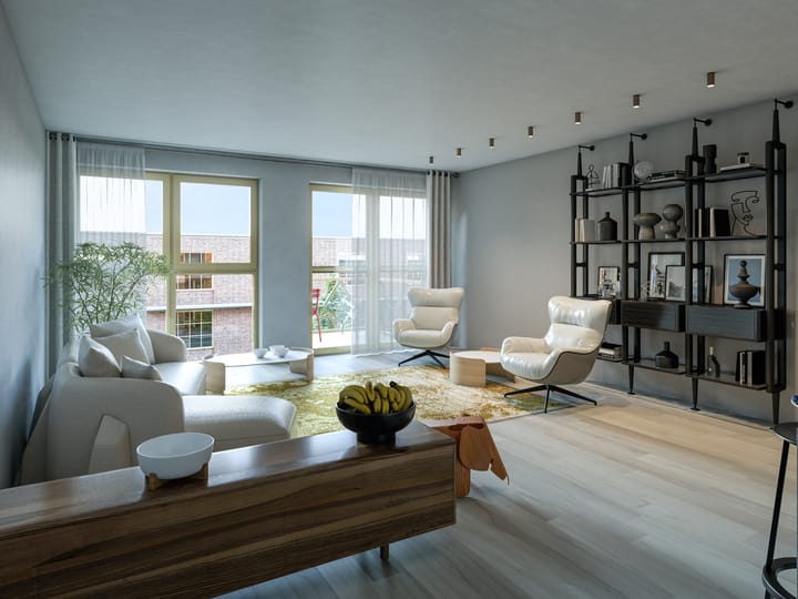 Image of Type F Hof Appartement Apartment with shared street entrance