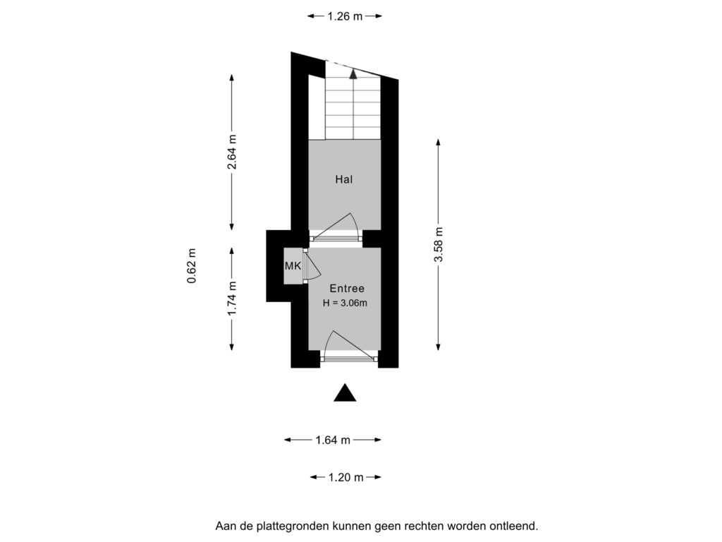 Bekijk plattegrond van Begane grond van Nieuwstraat 50