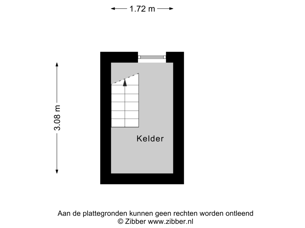 Bekijk plattegrond van Kelder van Parallelweg 97