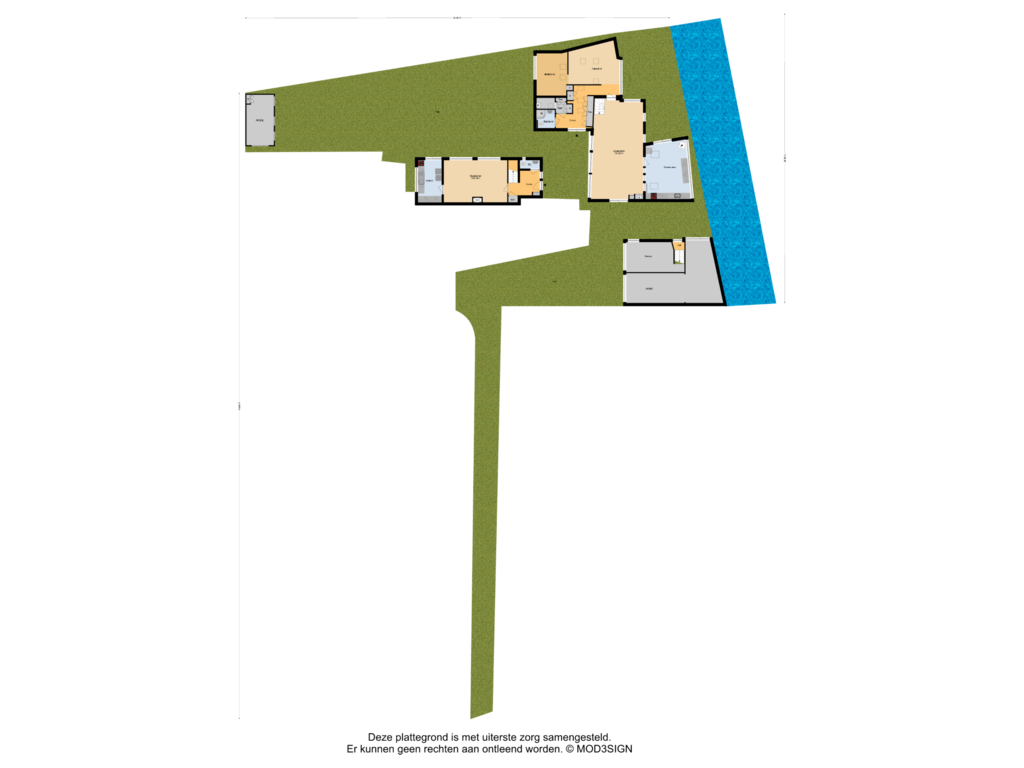 Bekijk plattegrond van Situatie van Rijksstraatweg 35