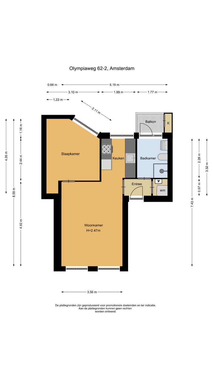 Foto 21 van Olympiaweg 62-2