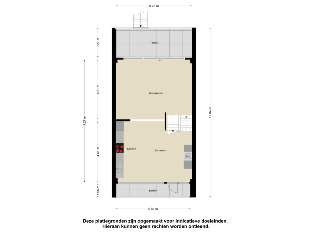 Bekijk plattegrond van Eerste Verdieping van Sterremos 31