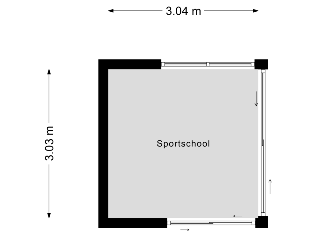 Bekijk plattegrond van Sportschool van Sterremos 31