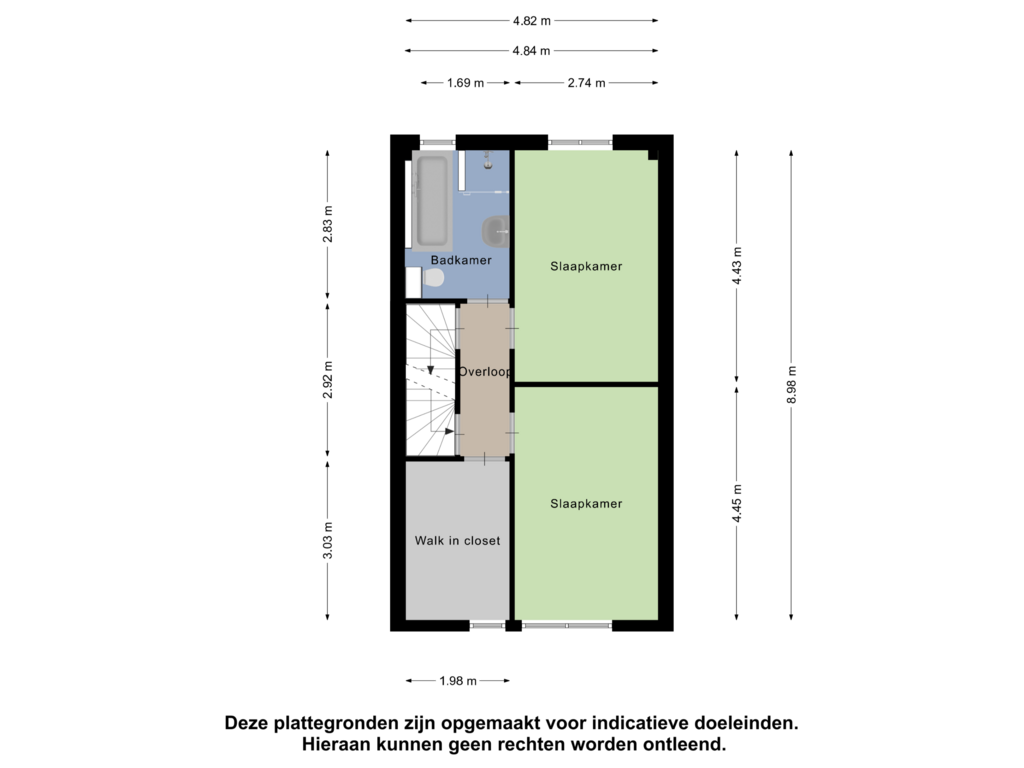 Bekijk plattegrond van Eerste verdieping van Karel Doormanstraat 79