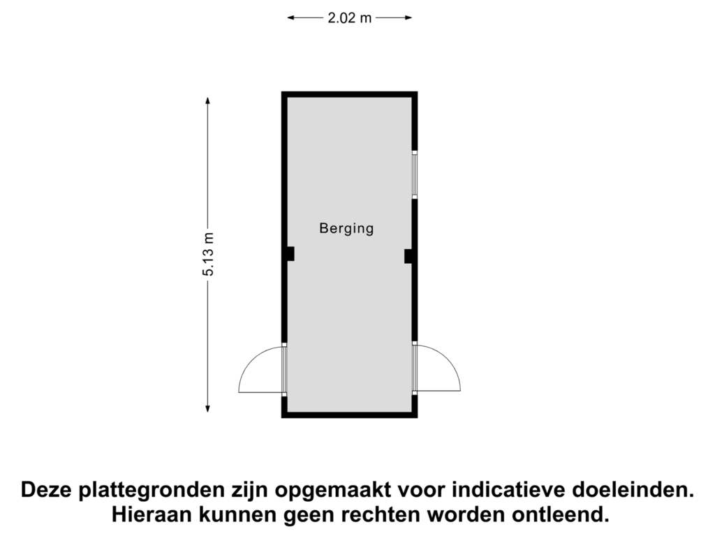 Bekijk plattegrond van Berging van Karel Doormanstraat 79