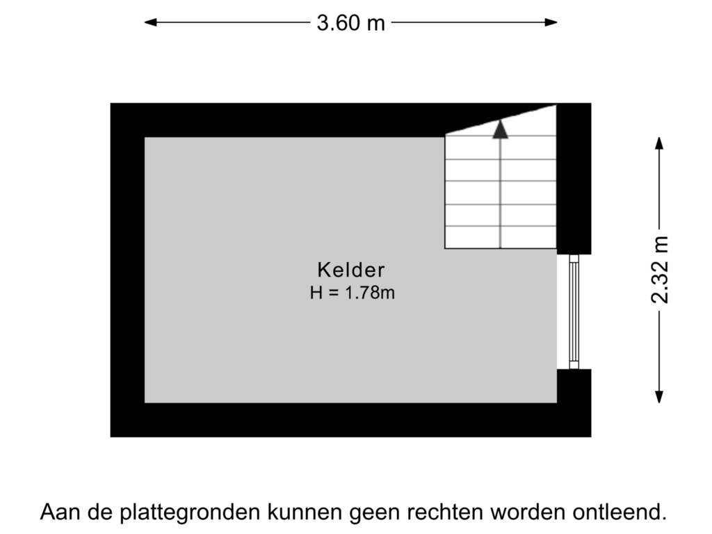 Bekijk plattegrond van Kelder van Slaghekkedwarsweg 30