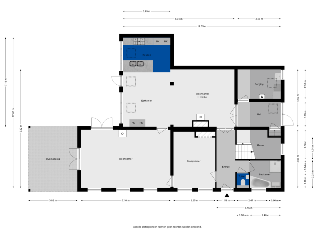 Bekijk plattegrond van Begane Grond van Slaghekkedwarsweg 30