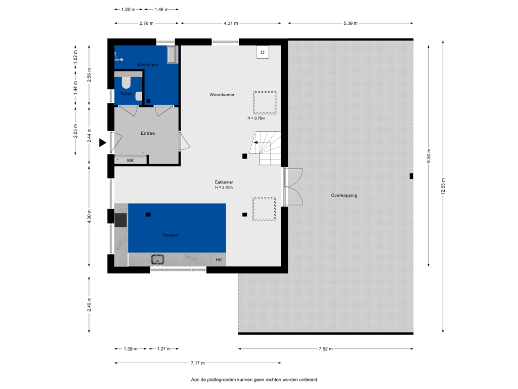 Bekijk plattegrond van Tuinhuis- Begane Grond van Slaghekkedwarsweg 30