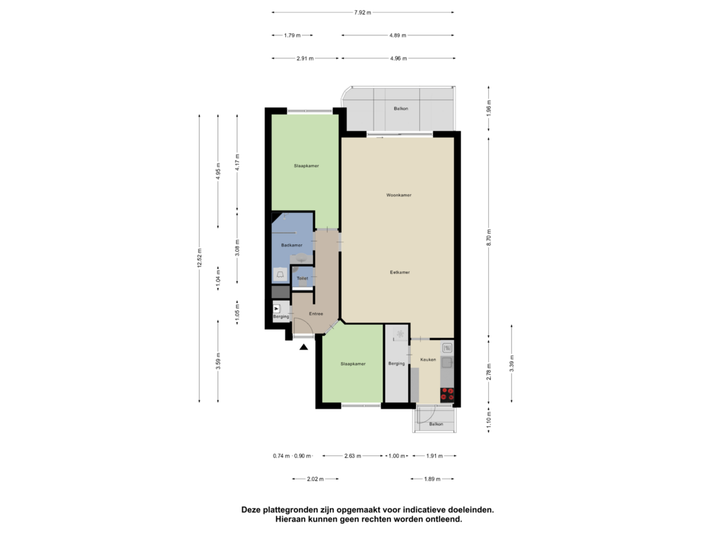 Bekijk plattegrond van Appartement van Lisztgaarde 348