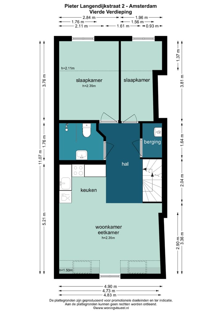 Foto 41 van Pieter Langendijkstraat 2-4