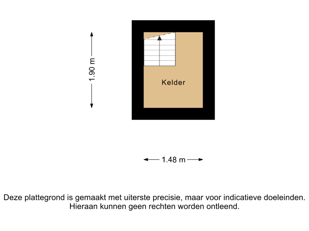 Bekijk plattegrond van Kelder van Dijk 46