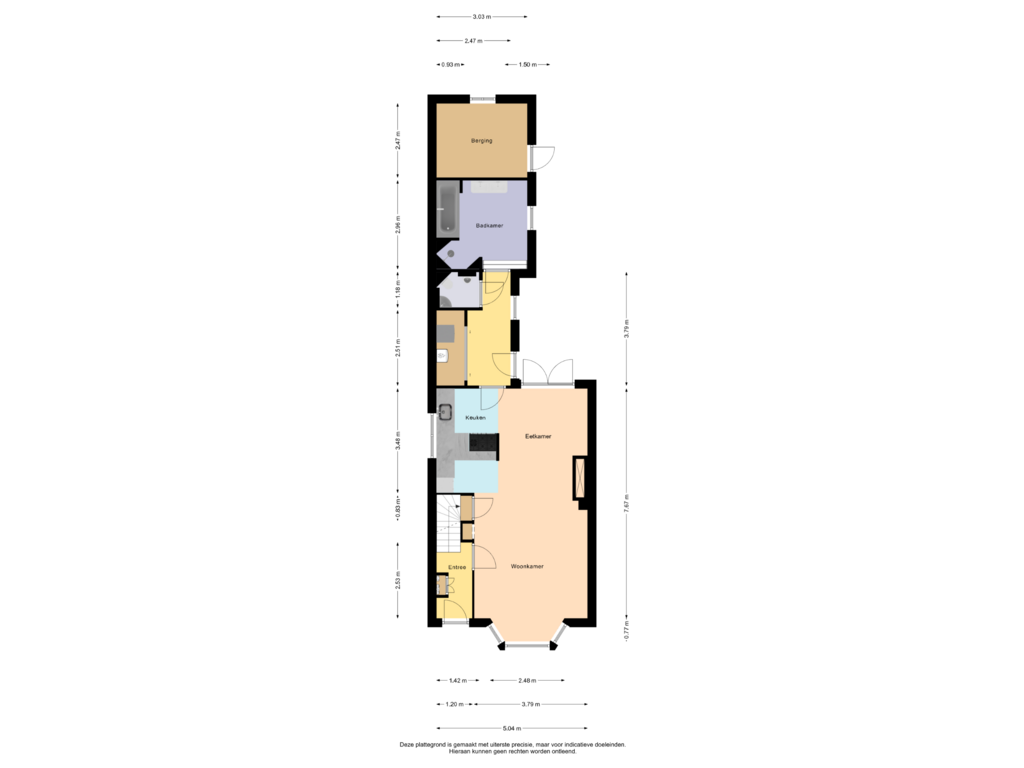 Bekijk plattegrond van Begane Grond van Dijk 46