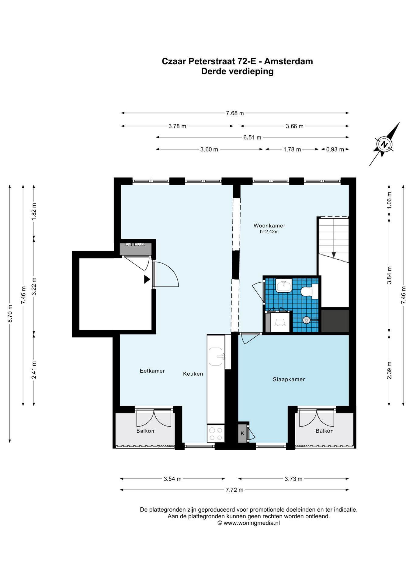 Foto 24 van Czaar Peterstraat 72-E