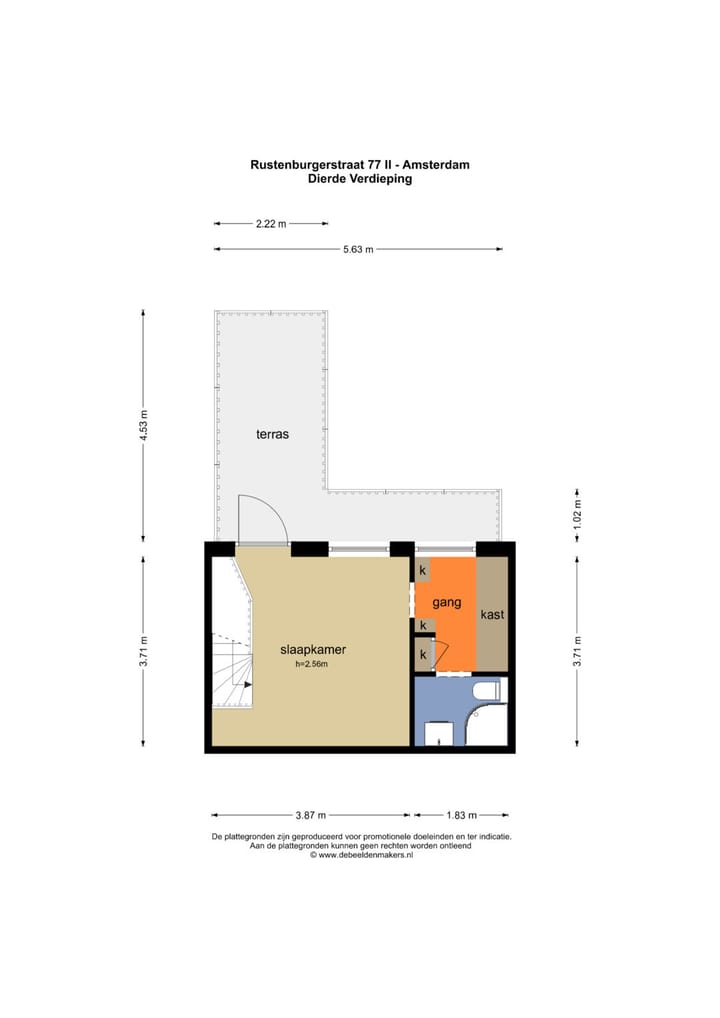 Foto 22 van Rustenburgerstraat 77-2